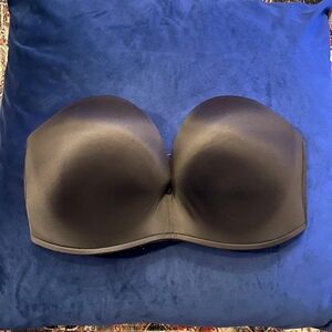 DELIMIRA Women's Strapless Bra Plunge Push Up